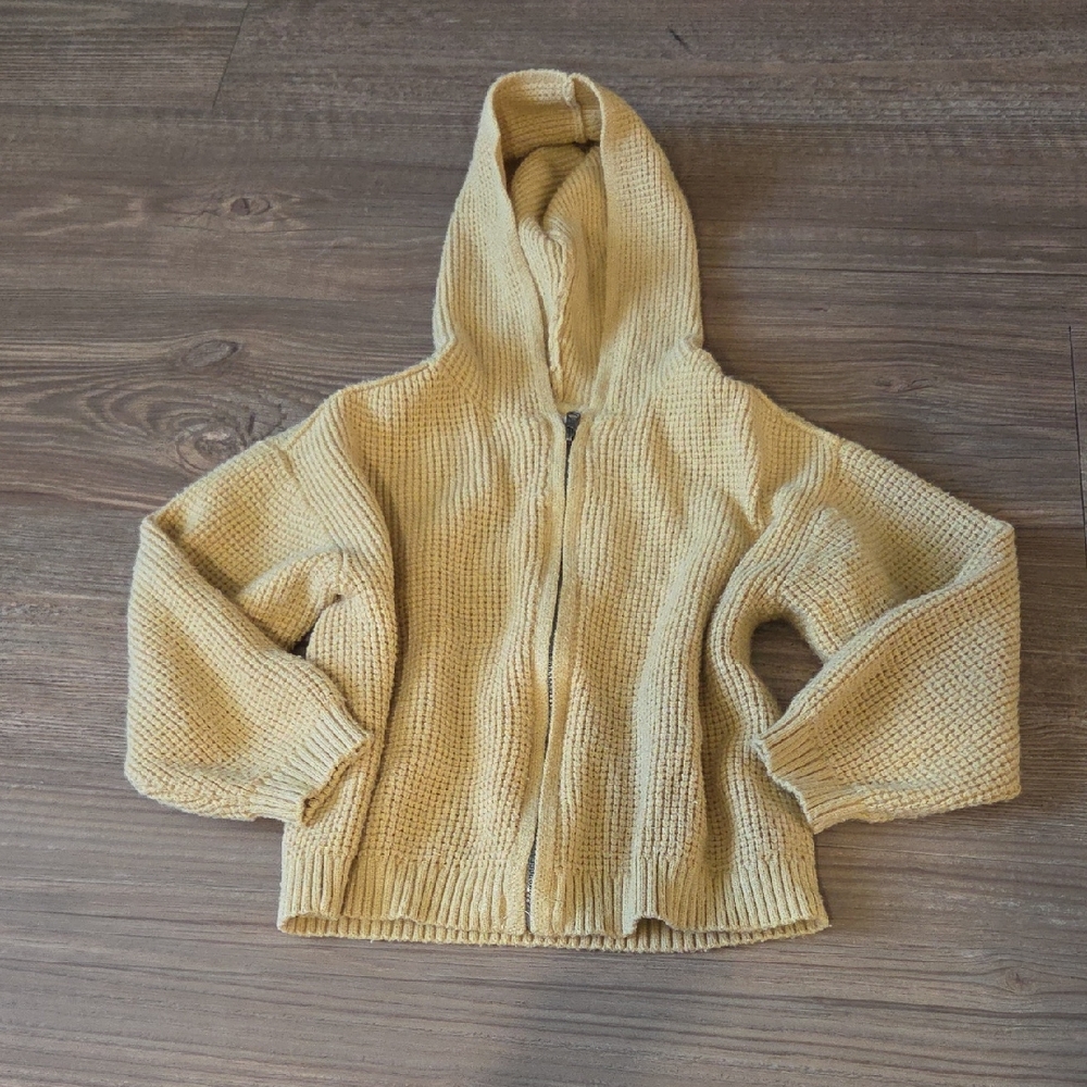 Zara Knit Hoodie Sweater - Picture 1 of 3